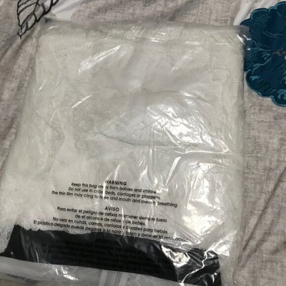 Few Moda Romantic Tiered Lace Tulle White new with tags Size Xsmall #118 - Picture 6 of 6